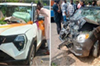 Puttur: 3 injured in a collision between two cars near Pulithad, NH-275